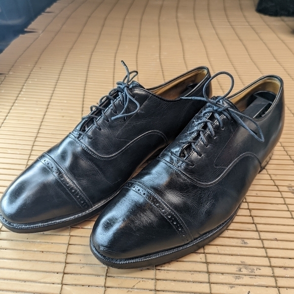 Johnston & Murphy Aristocraft Black leather captoe Oxford Dress shoes men\'s sz 8 main image 11